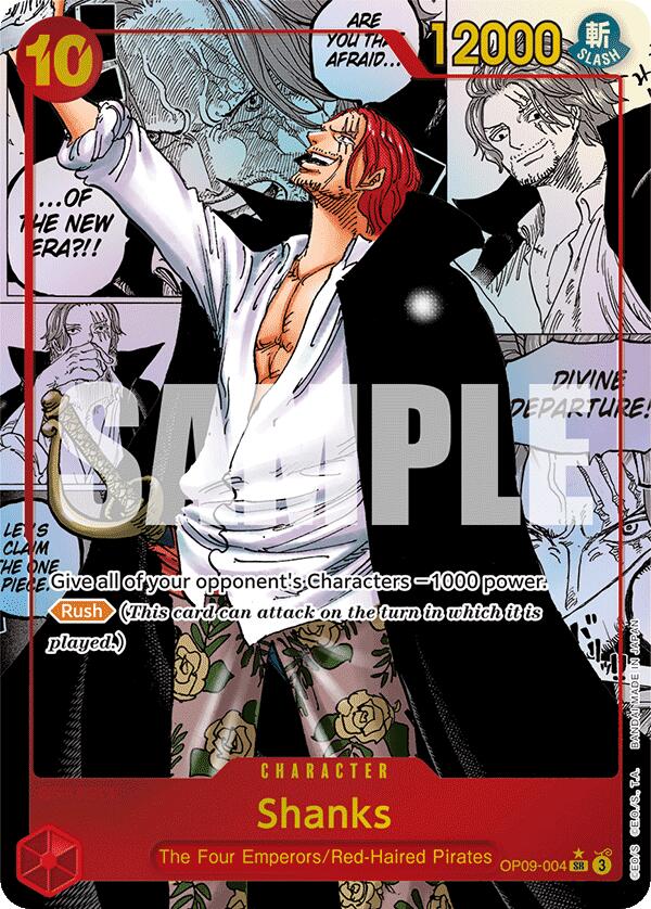 Shanks (Manga Parallel) [Emperors in the New World] | Card Merchant Takapuna