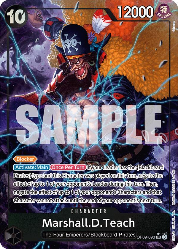 Marshall.D.Teach (Alternate Art) [Emperors in the New World] | Card Merchant Takapuna