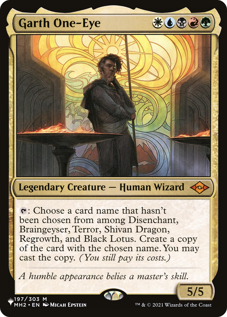 Garth One-Eye [The List] | Card Merchant Takapuna