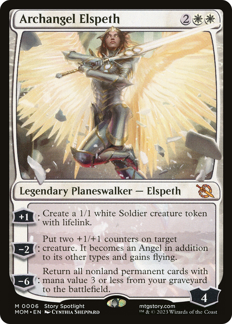 Archangel Elspeth [March of the Machine] | Card Merchant Takapuna