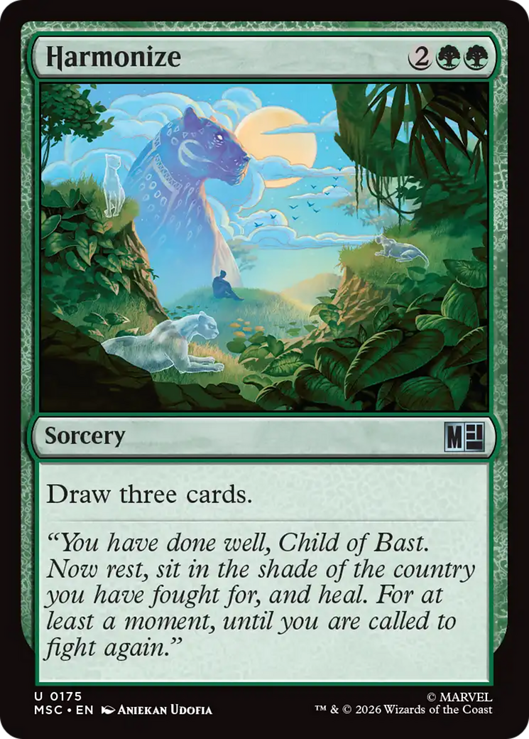Harmonize (Surge Foil) [Marvel Super Heroes Commander] | Card Merchant Takapuna