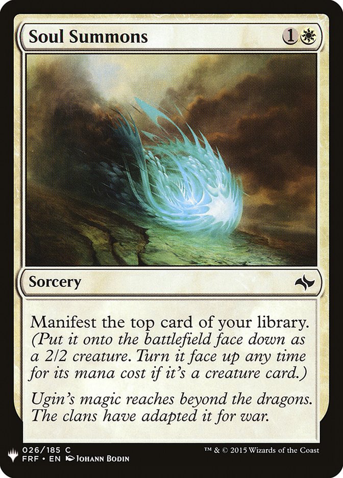 Soul Summons [Mystery Booster] | Card Merchant Takapuna