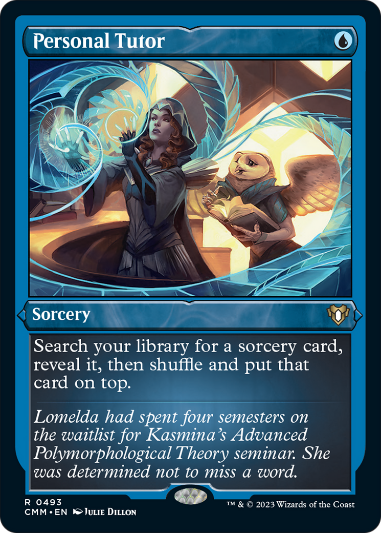 Personal Tutor (Foil Etched) [Commander Masters] | Card Merchant Takapuna