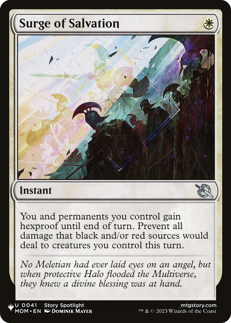 Surge of Salvation [The List] | Card Merchant Takapuna