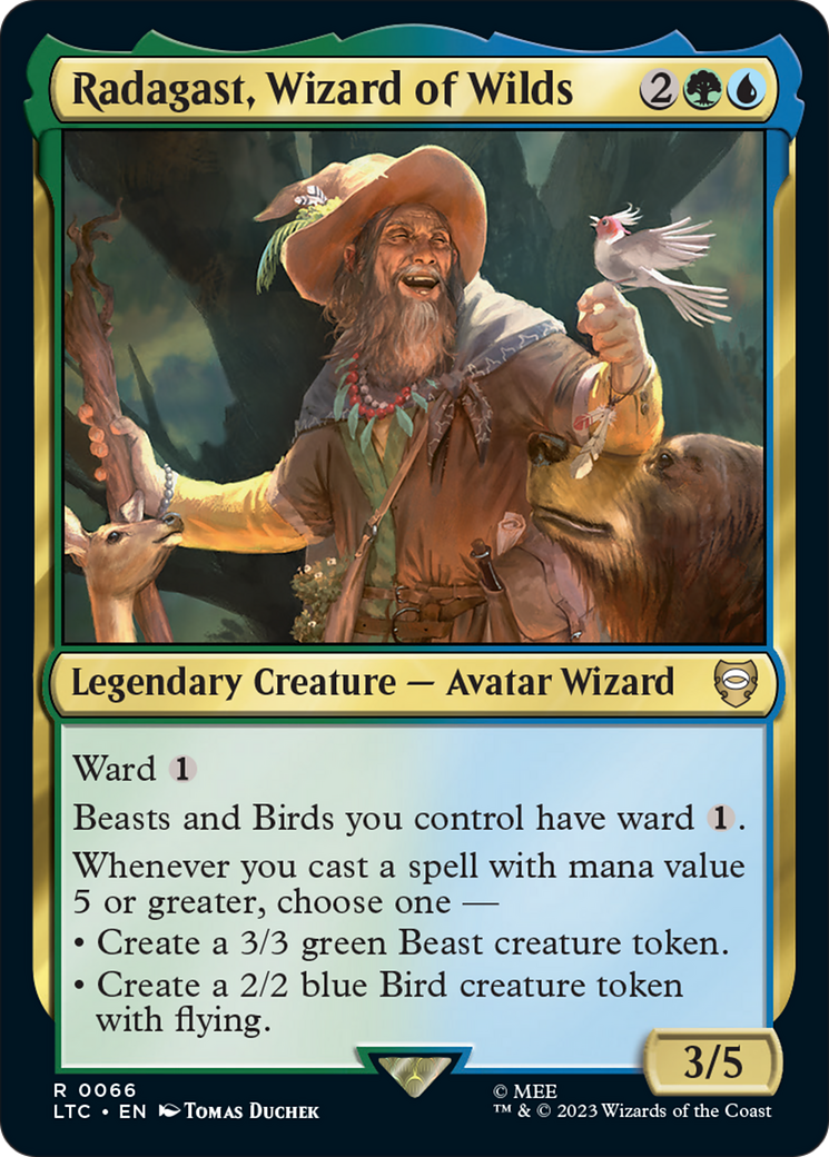 Radagast, Wizard of Wilds [The Lord of the Rings: Tales of Middle-Earth Commander] | Card Merchant Takapuna