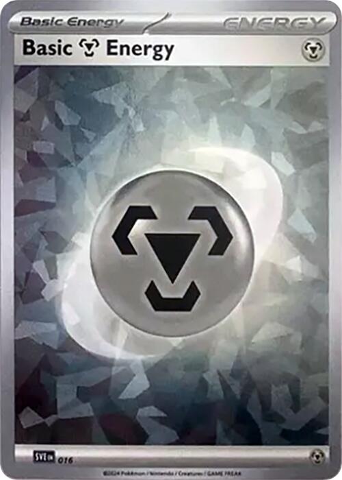 Basic Metal Energy (016) (Cracked Ice Holo) [Scarlet & Violet: Stellar Crown] | Card Merchant Takapuna
