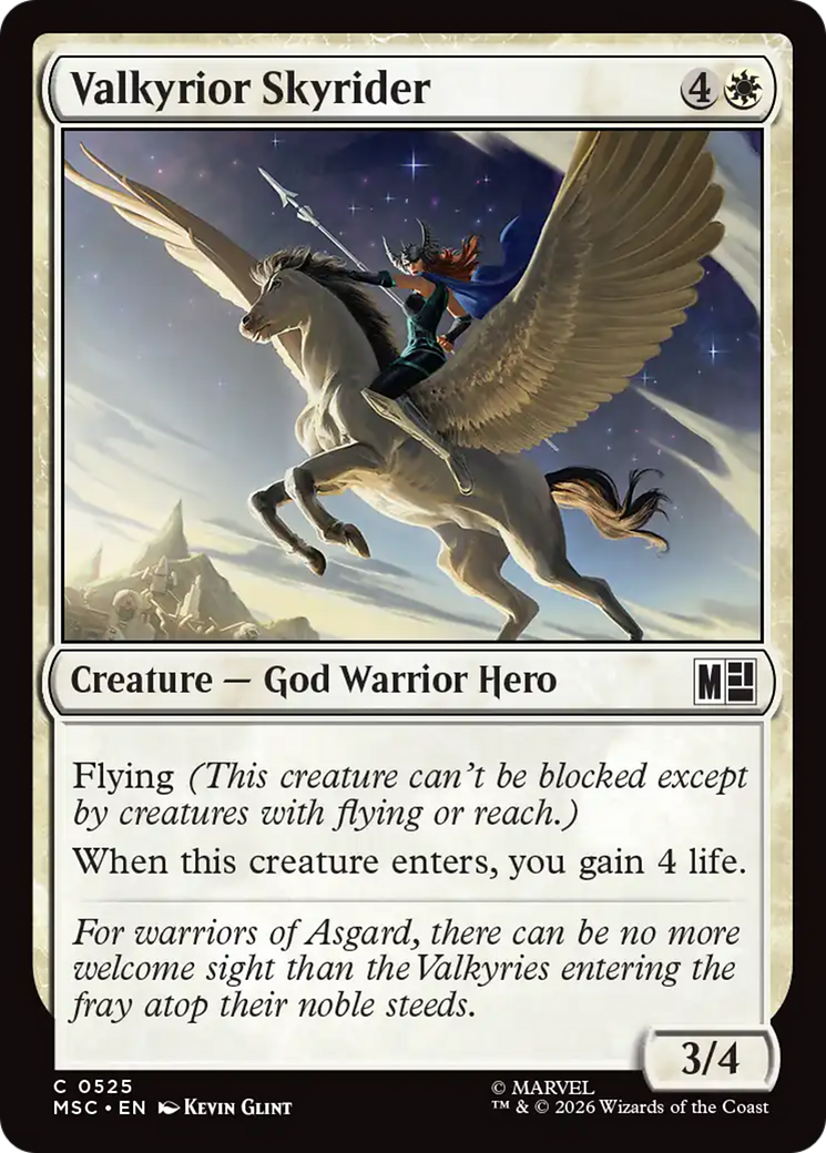 Valkyrior Skyrider [Marvel Super Heroes Commander] | Card Merchant Takapuna
