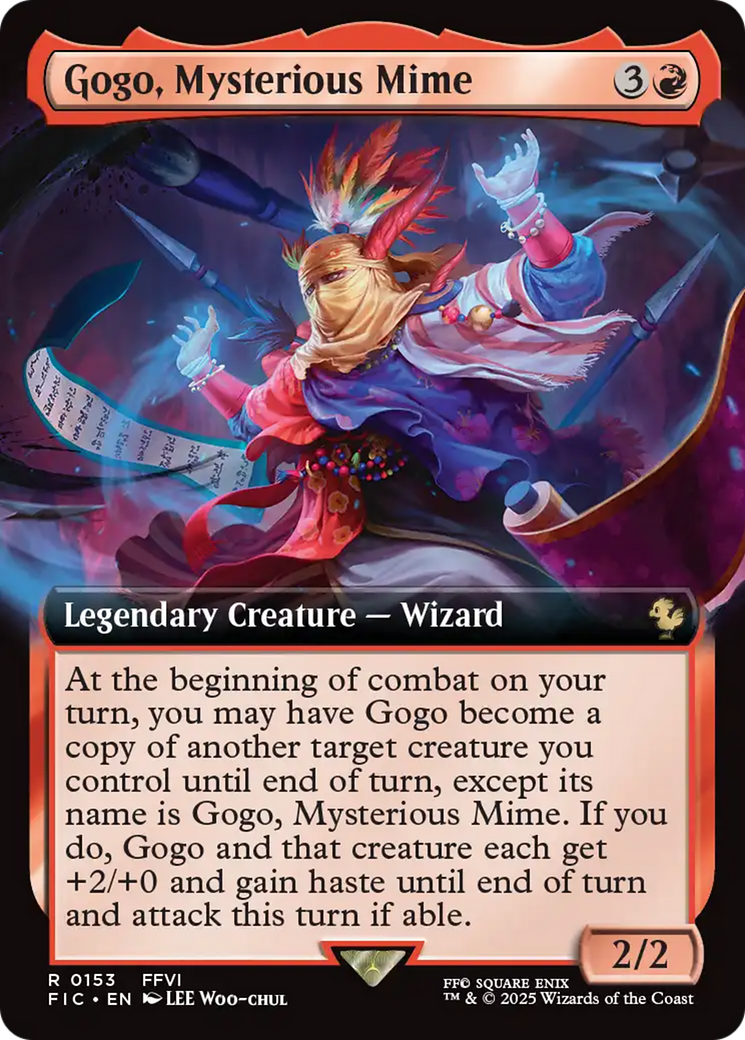Gogo, Mysterious Mime (Extended Art) [FINAL FANTASY Commander] | Card Merchant Takapuna