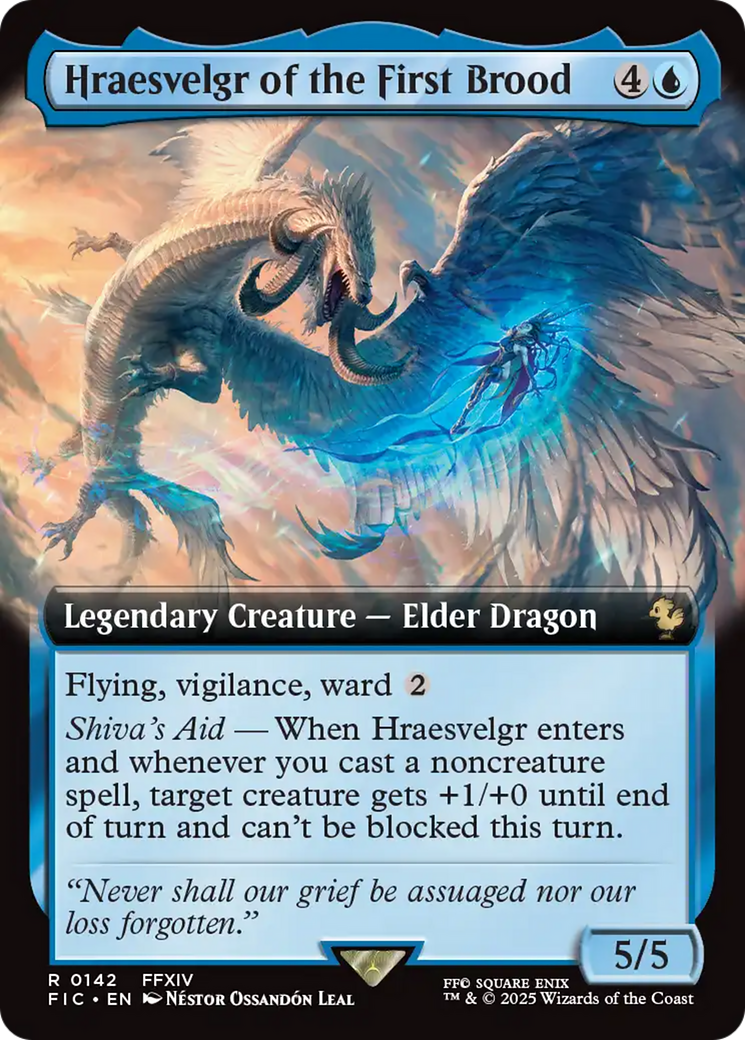 Hraesvelgr of the First Brood (Extended Art) [FINAL FANTASY Commander] | Card Merchant Takapuna