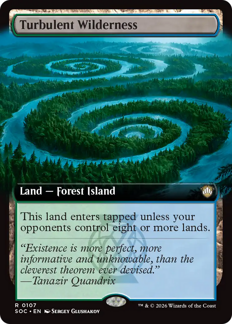 Turbulent Wilderness (Extended Art) [Secrets of Strixhaven Commander] | Card Merchant Takapuna