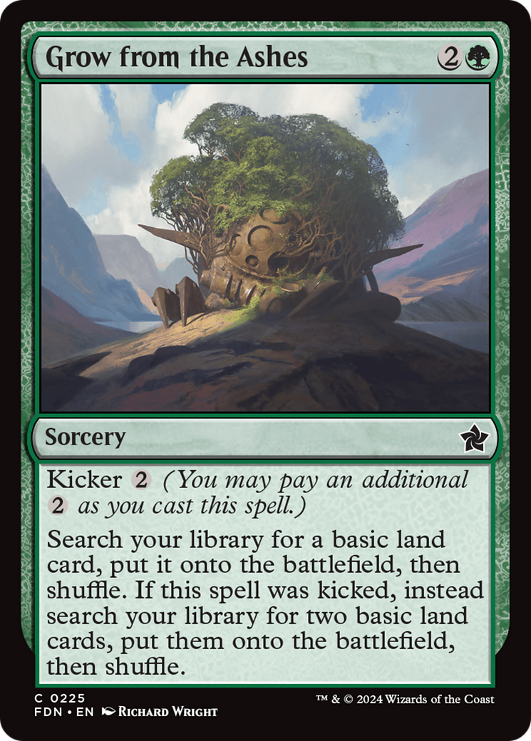 Grow from the Ashes [Foundations] | Card Merchant Takapuna