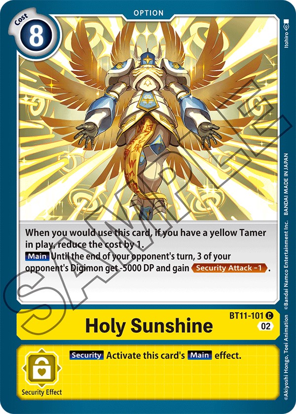 Holy Sunshine [BT11-101] [Dimensional Phase] | Card Merchant Takapuna