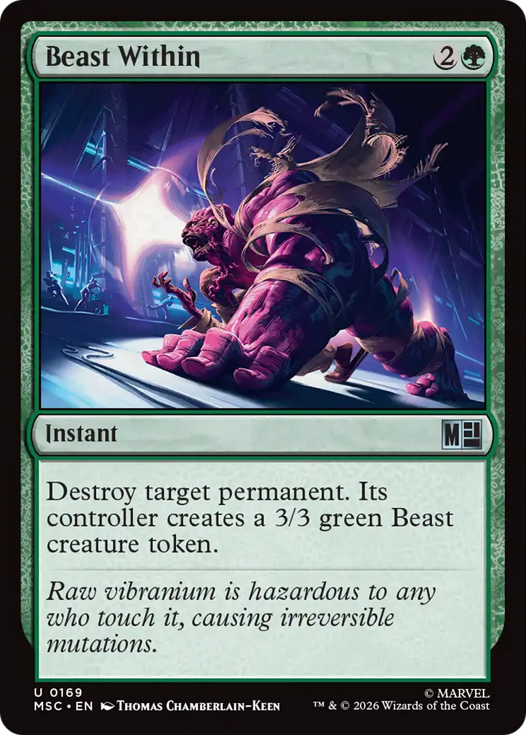 Beast Within [Marvel Super Heroes Commander] | Card Merchant Takapuna