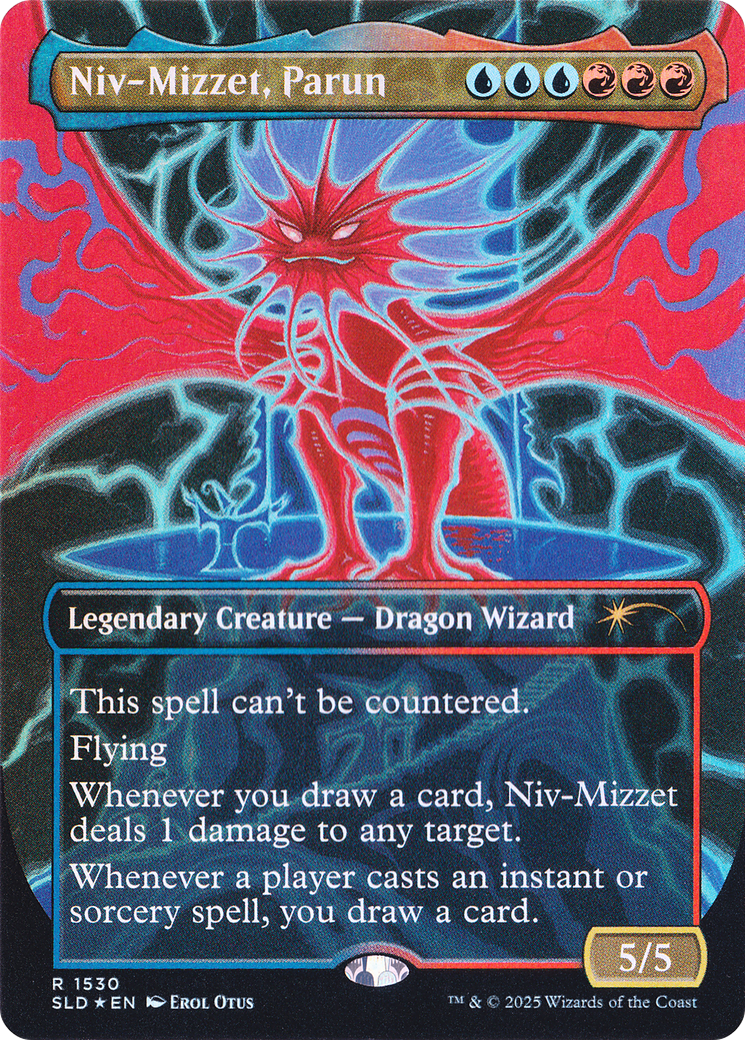 Niv-Mizzet, Parun (Rainbow Foil) [Secret Lair Drop Series] | Card Merchant Takapuna