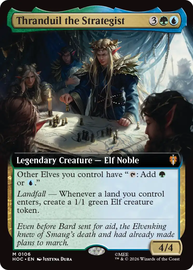 Thranduil the Strategist (Extended Art) [The Hobbit: Eternal-Legal] | Card Merchant Takapuna