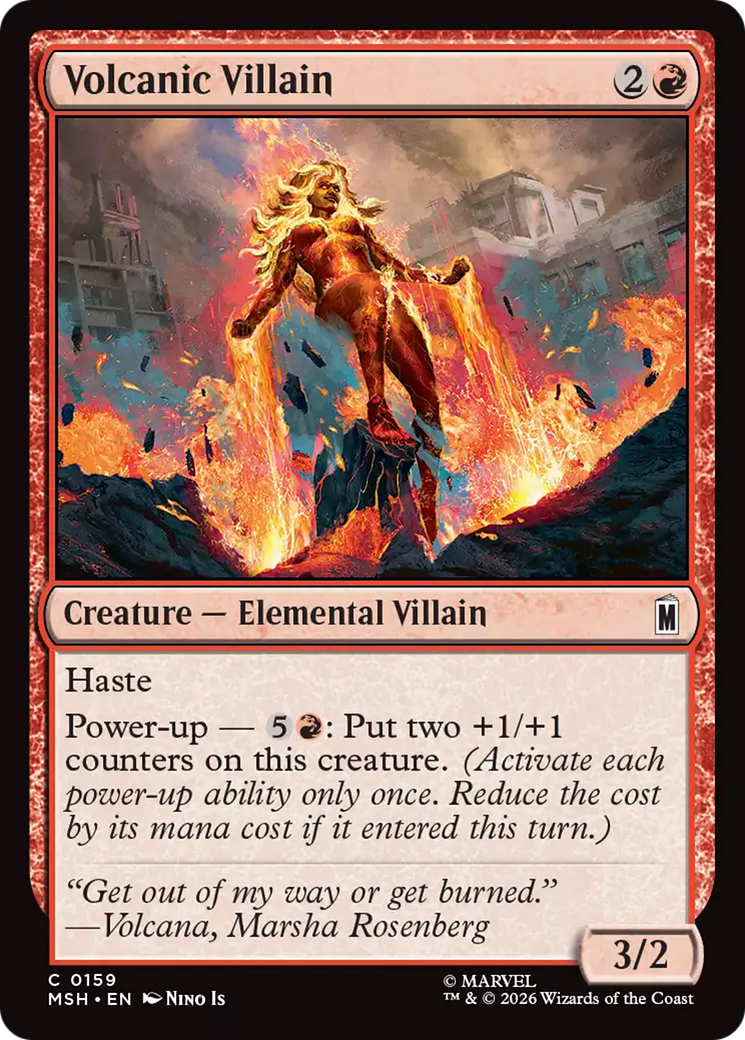Volcanic Villain [Marvel Super Heroes] | Card Merchant Takapuna
