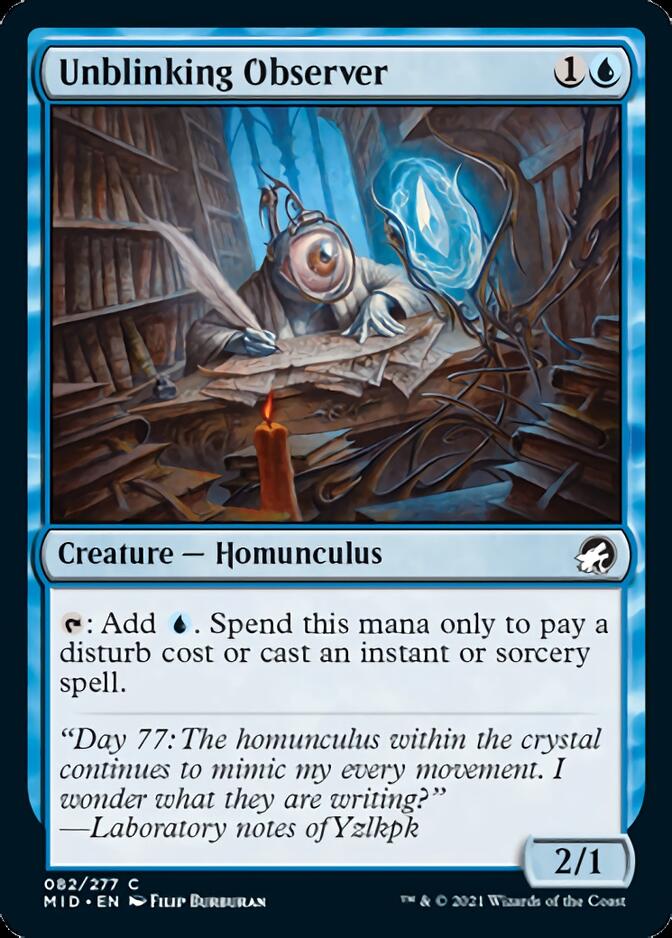Unblinking Observer [Innistrad: Midnight Hunt] | Card Merchant Takapuna