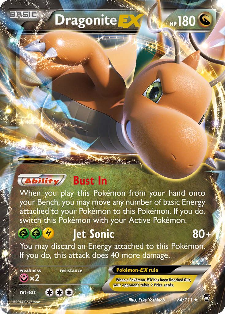 Dragonite EX (74/111) [XY: Furious Fists] | Card Merchant Takapuna