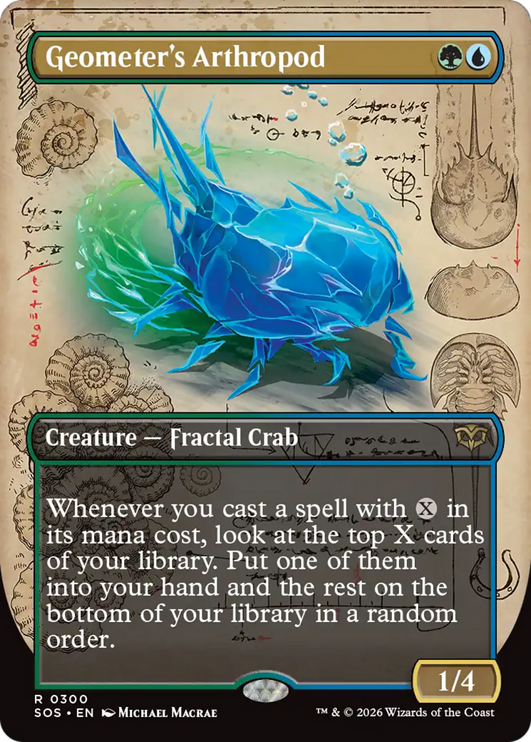 Geometer's Arthropod (Borderless) [Secrets of Strixhaven] | Card Merchant Takapuna