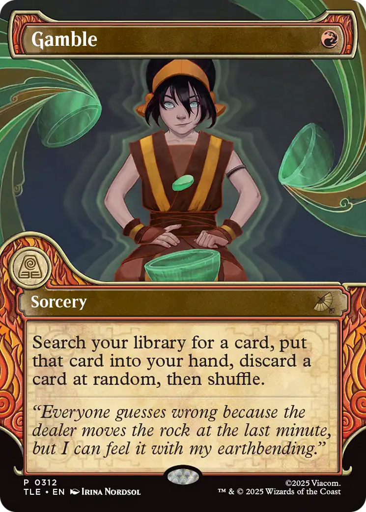 Gamble (Showcase) [Avatar: The Last Airbender: Eternal-Legal] | Card Merchant Takapuna