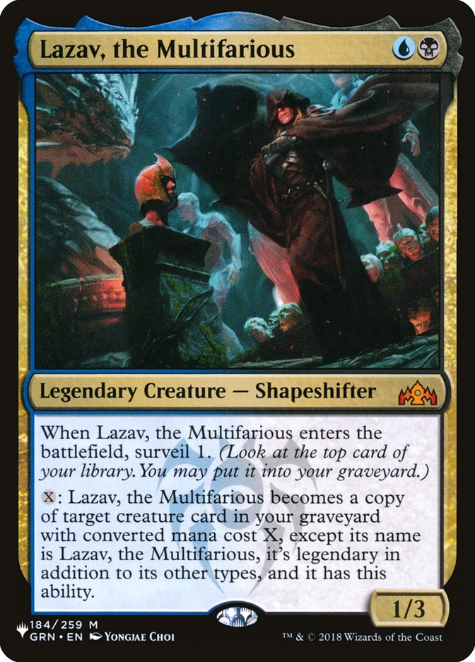 Lazav, the Multifarious [The List] | Card Merchant Takapuna