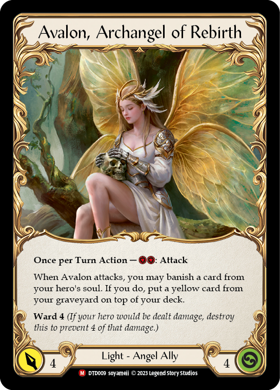Figment of Rebirth // Avalon, Archangel of Rebirth [DTD009] (Dusk Till Dawn) | Card Merchant Takapuna