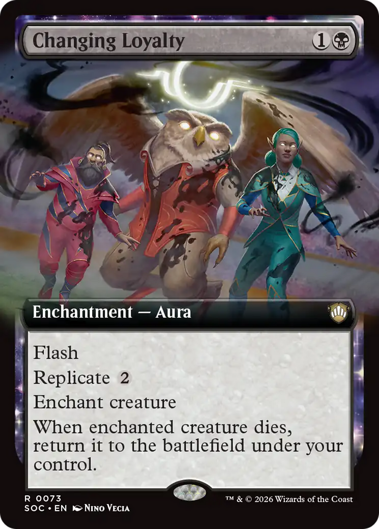 Changing Loyalty (Extended Art) [Secrets of Strixhaven Commander] | Card Merchant Takapuna