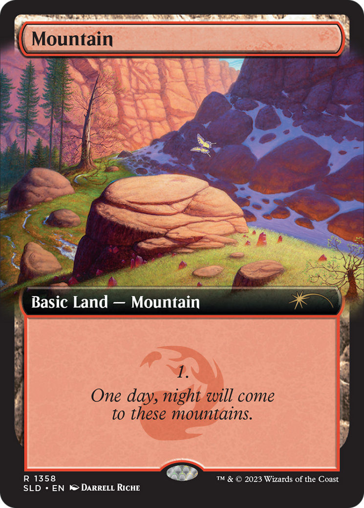 Mountain (1358) [Secret Lair Drop Series] | Card Merchant Takapuna