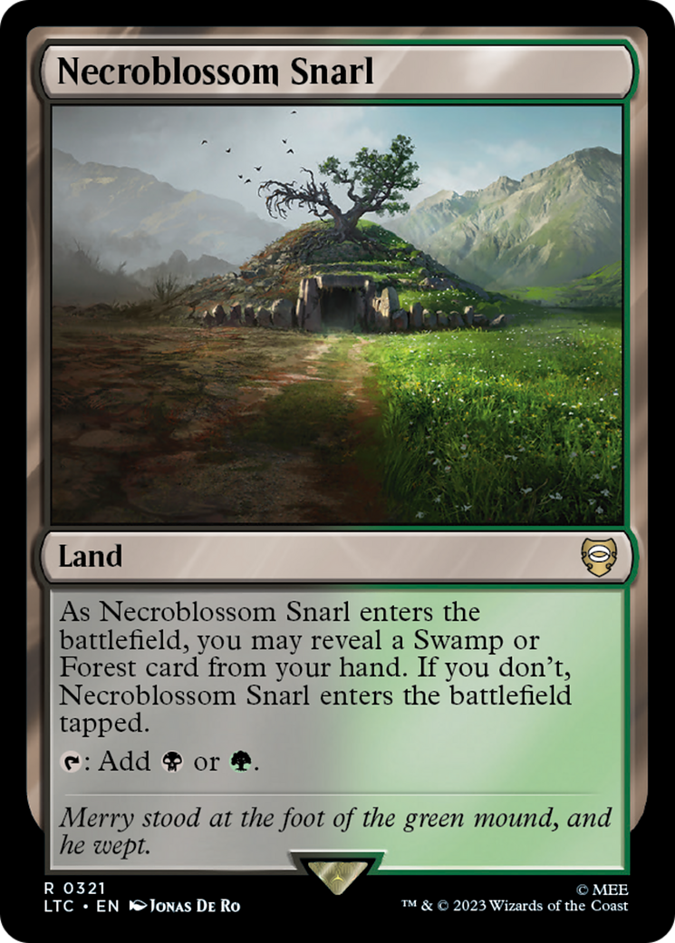Necroblossom Snarl [The Lord of the Rings: Tales of Middle-Earth Commander] | Card Merchant Takapuna