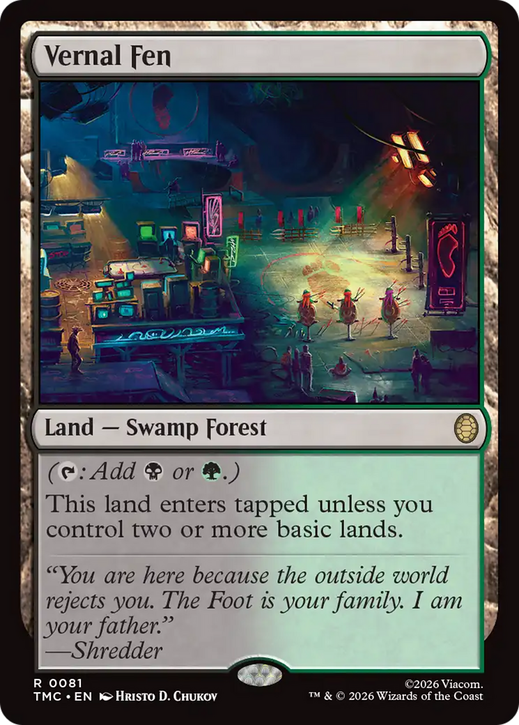 Vernal Fen [Teenage Mutant Ninja Turtles Commander] | Card Merchant Takapuna
