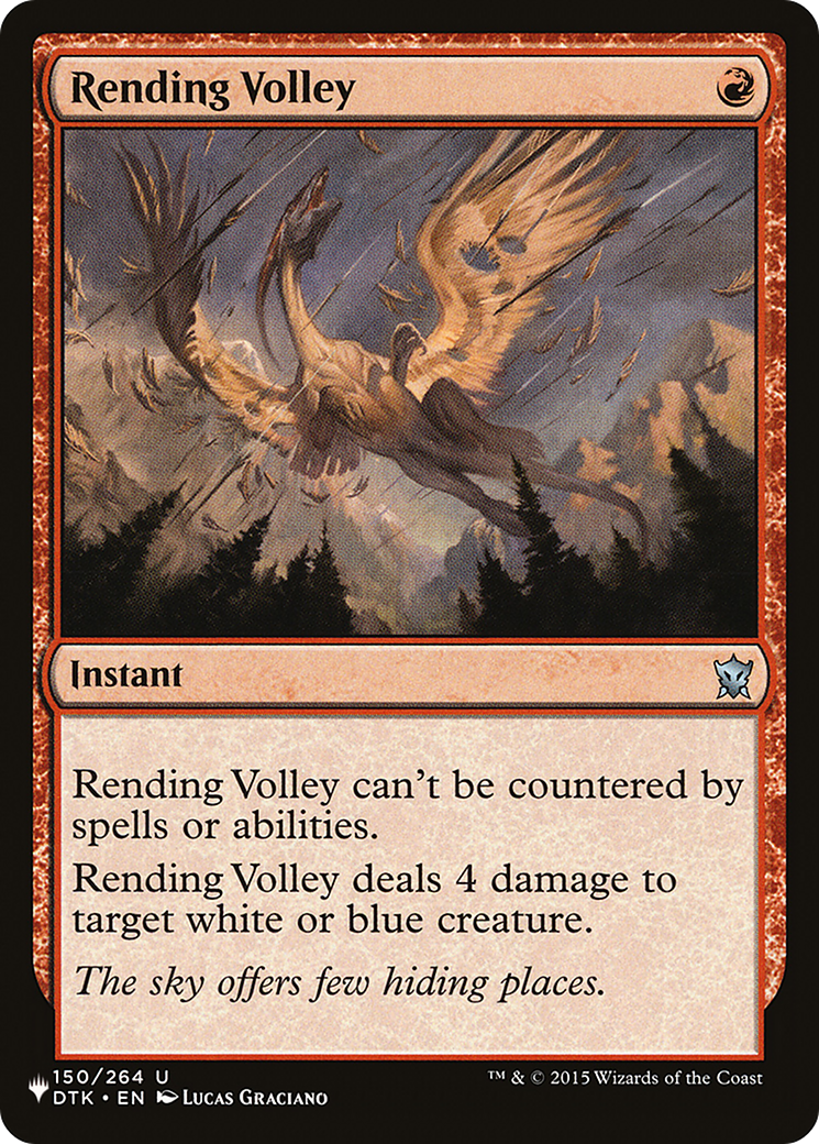 Rending Volley [The List] | Card Merchant Takapuna
