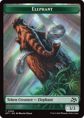 Insect // Elephant Double-Sided Token [Aetherdrift Tokens] | Card Merchant Takapuna