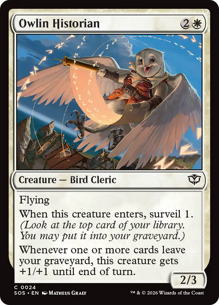 Owlin Historian [Secrets of Strixhaven] | Card Merchant Takapuna