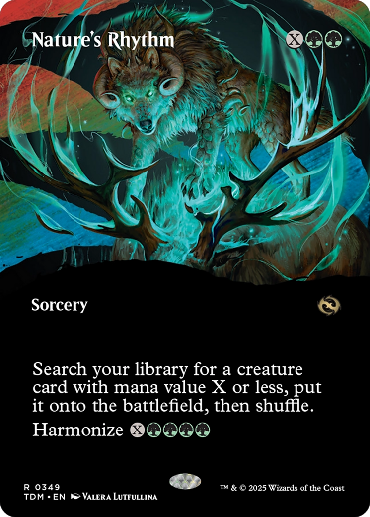 Nature's Rhythm (Borderless) [Tarkir: Dragonstorm] | Card Merchant Takapuna