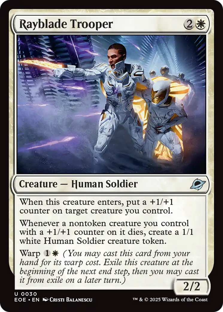 Rayblade Trooper [Edge of Eternities] | Card Merchant Takapuna