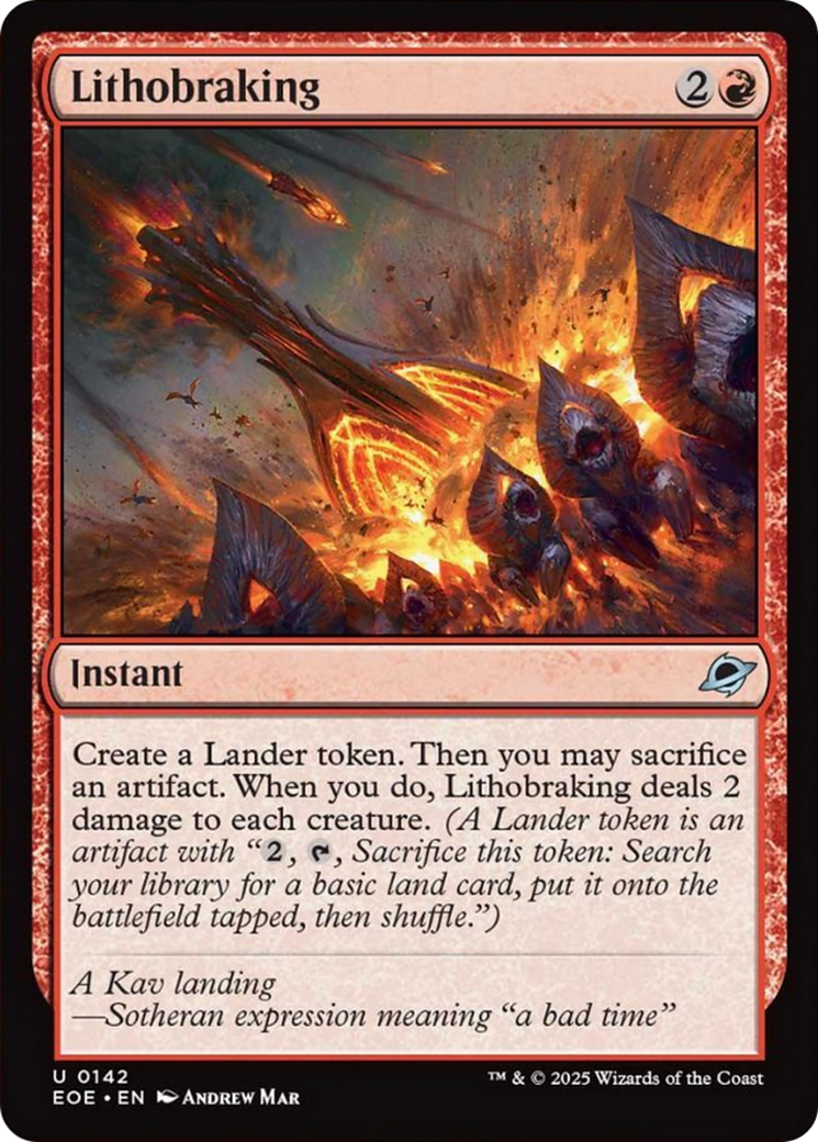 Lithobraking [Edge of Eternities] | Card Merchant Takapuna