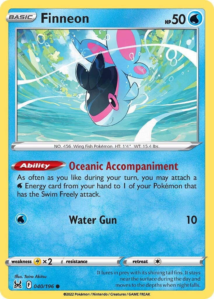 Finneon (040/196) [Sword & Shield: Lost Origin] | Card Merchant Takapuna