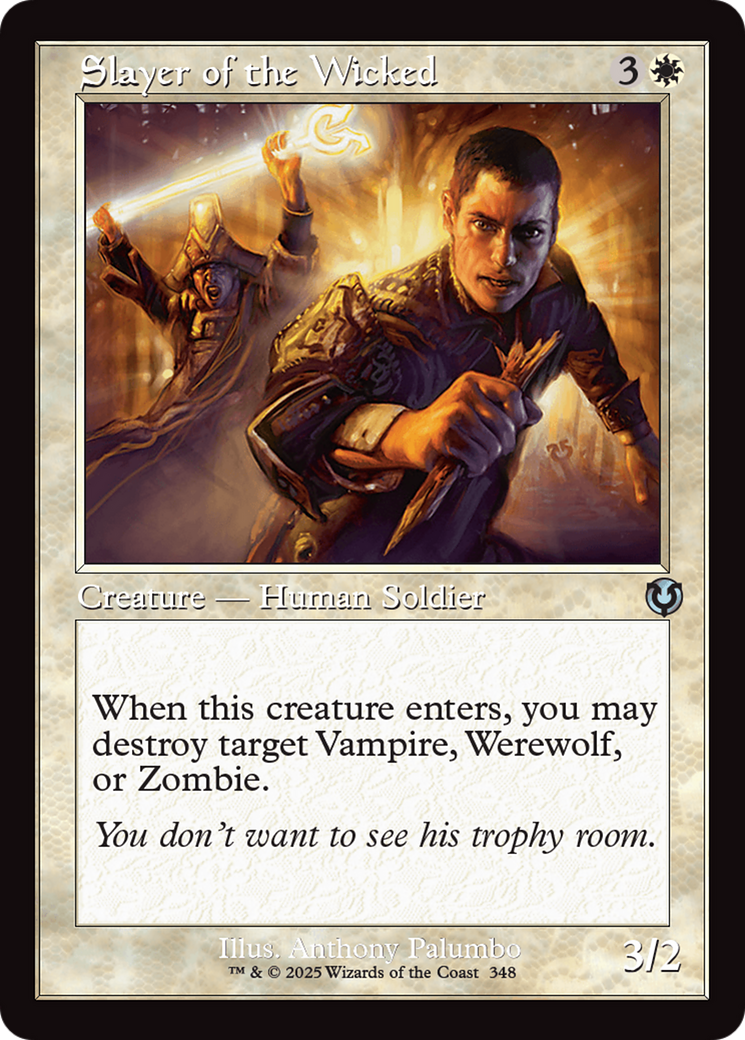 Slayer of the Wicked (Retro Frame) [Innistrad Remastered] | Card Merchant Takapuna