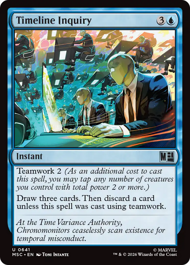 Timeline Inquiry [Marvel Super Heroes Commander] | Card Merchant Takapuna