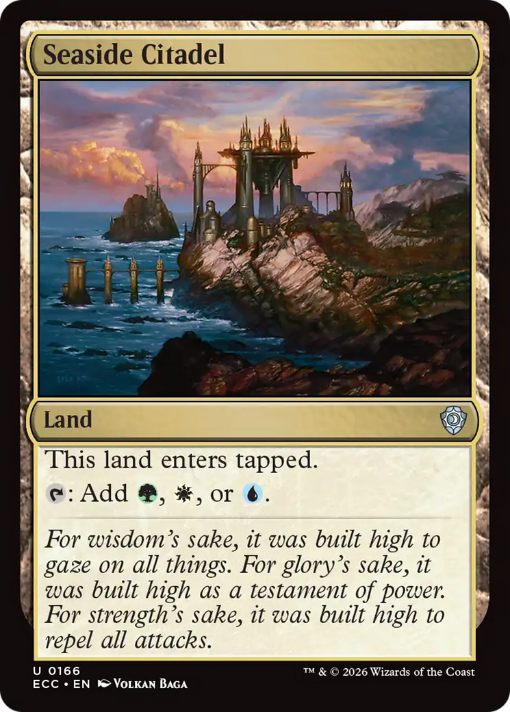 Seaside Citadel [Lorwyn Eclipsed Commander] | Card Merchant Takapuna