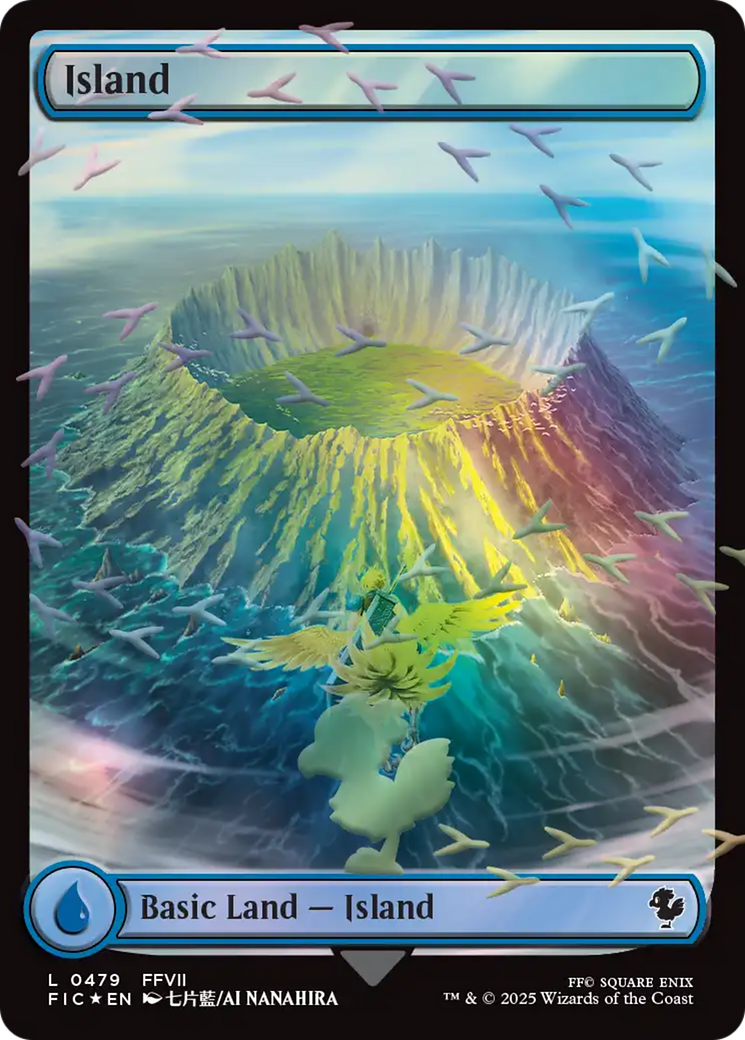 Island (Chocobo Track Foil) [FINAL FANTASY Commander] | Card Merchant Takapuna