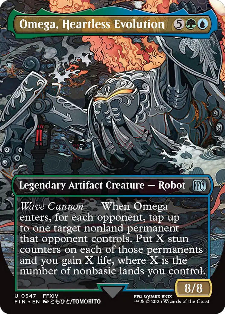 Omega, Heartless Evolution (Borderless) [FINAL FANTASY] | Card Merchant Takapuna