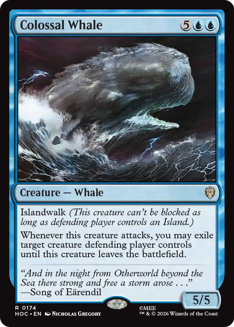 Colossal Whale [The Hobbit: Eternal-Legal] | Card Merchant Takapuna