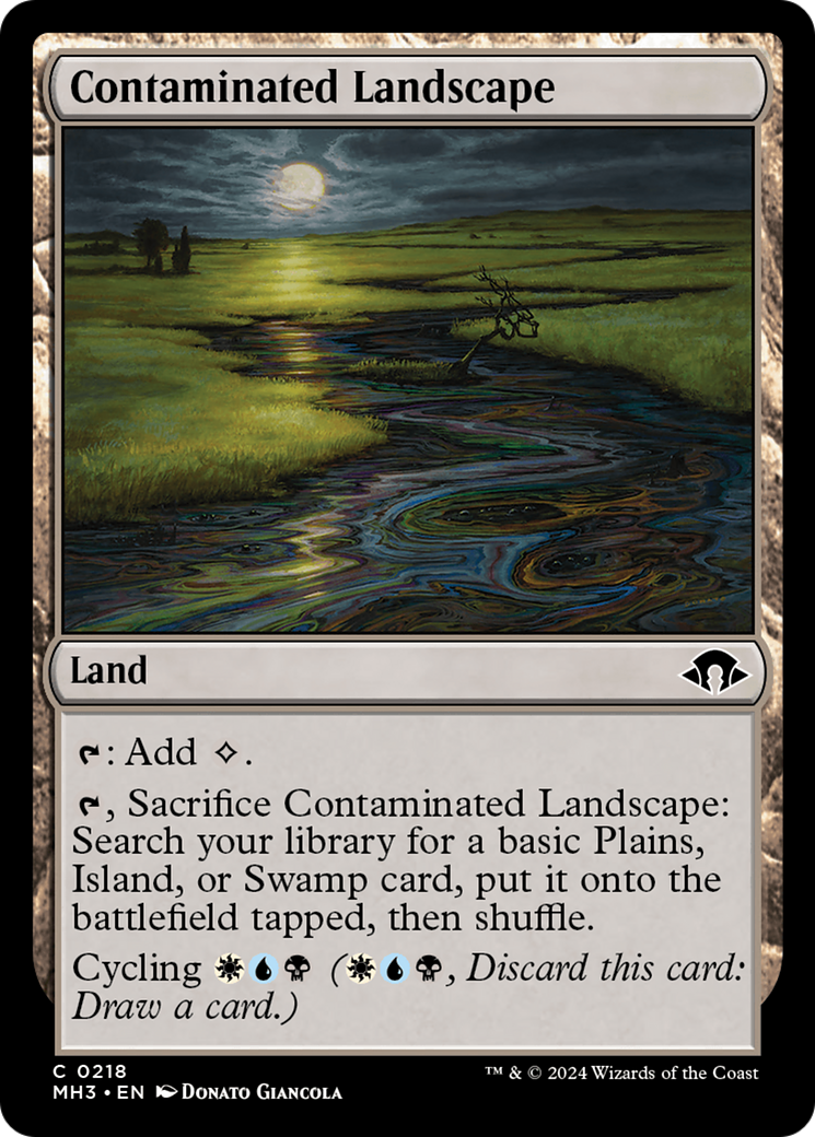 Contaminated Landscape [Modern Horizons 3] | Card Merchant Takapuna
