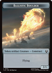 Ballistic Boulder // Food (0019) Double-Sided Token [Avatar: The Last Airbender Tokens] | Card Merchant Takapuna