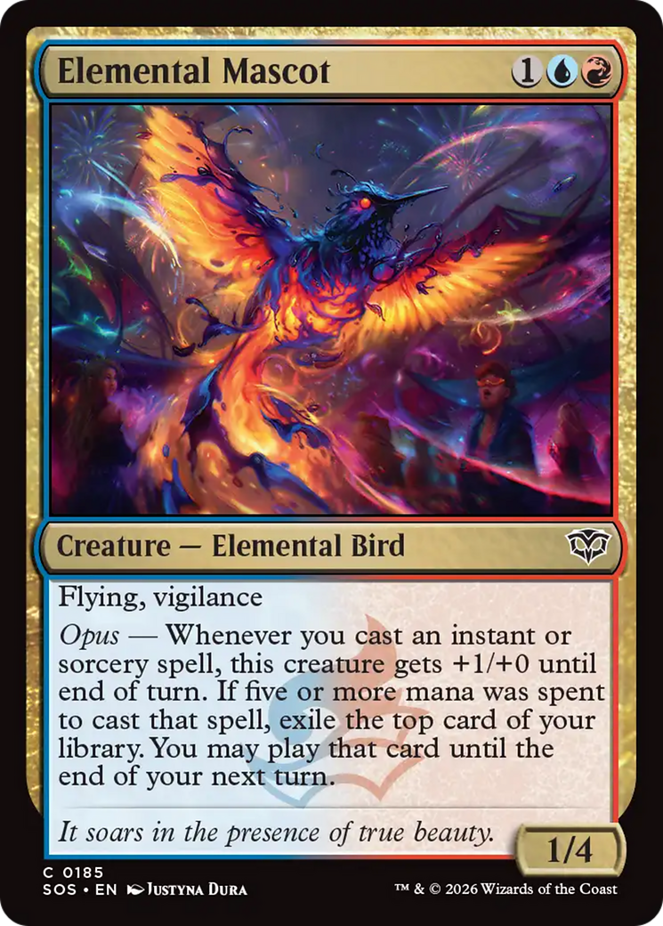 Elemental Mascot [Secrets of Strixhaven] | Card Merchant Takapuna