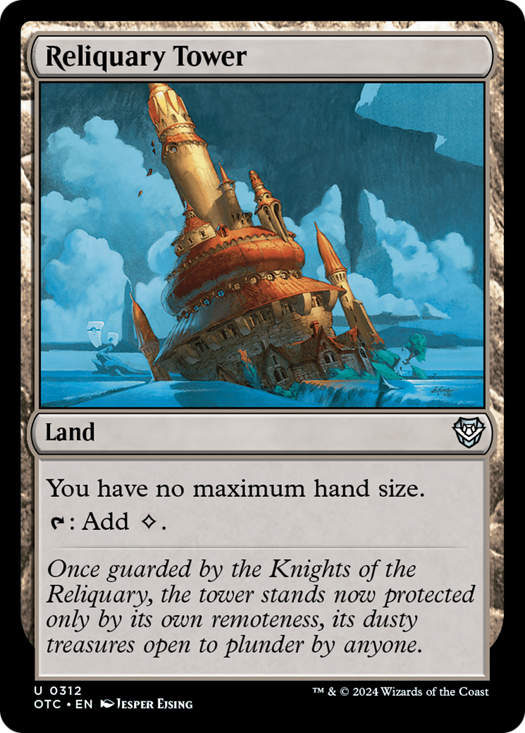 Reliquary Tower [Outlaws of Thunder Junction Commander] | Card Merchant Takapuna