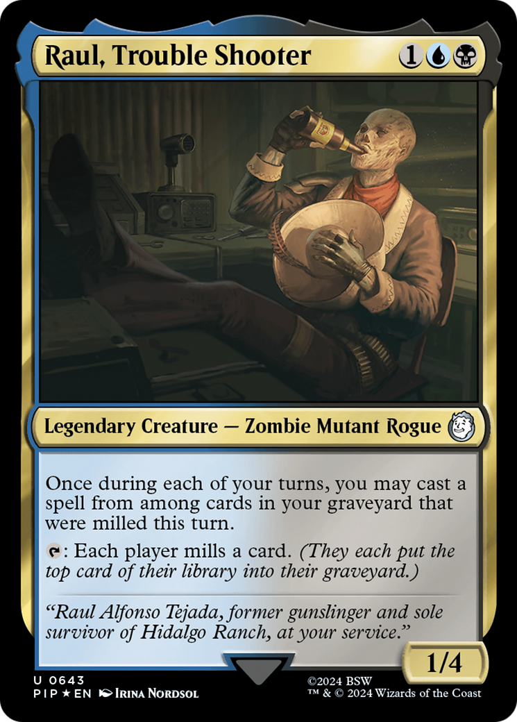 Raul, Trouble Shooter (Surge Foil) [Fallout] | Card Merchant Takapuna