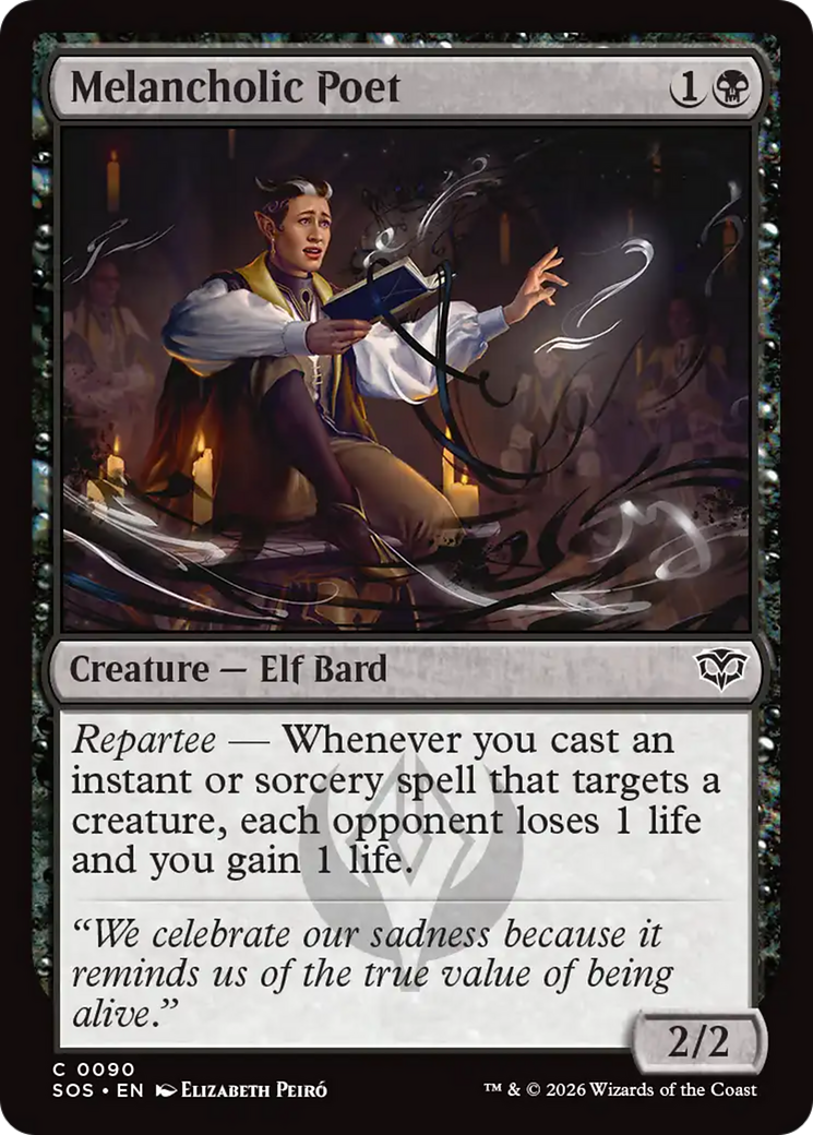 Melancholic Poet [Secrets of Strixhaven] | Card Merchant Takapuna