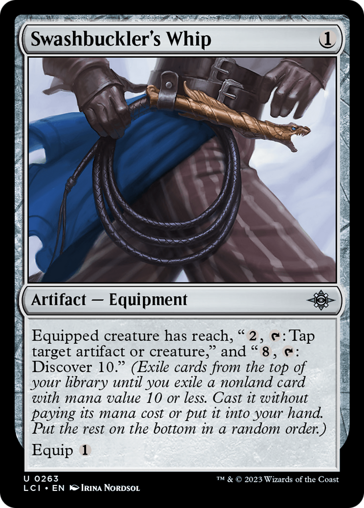 Swashbuckler's Whip [The Lost Caverns of Ixalan] | Card Merchant Takapuna
